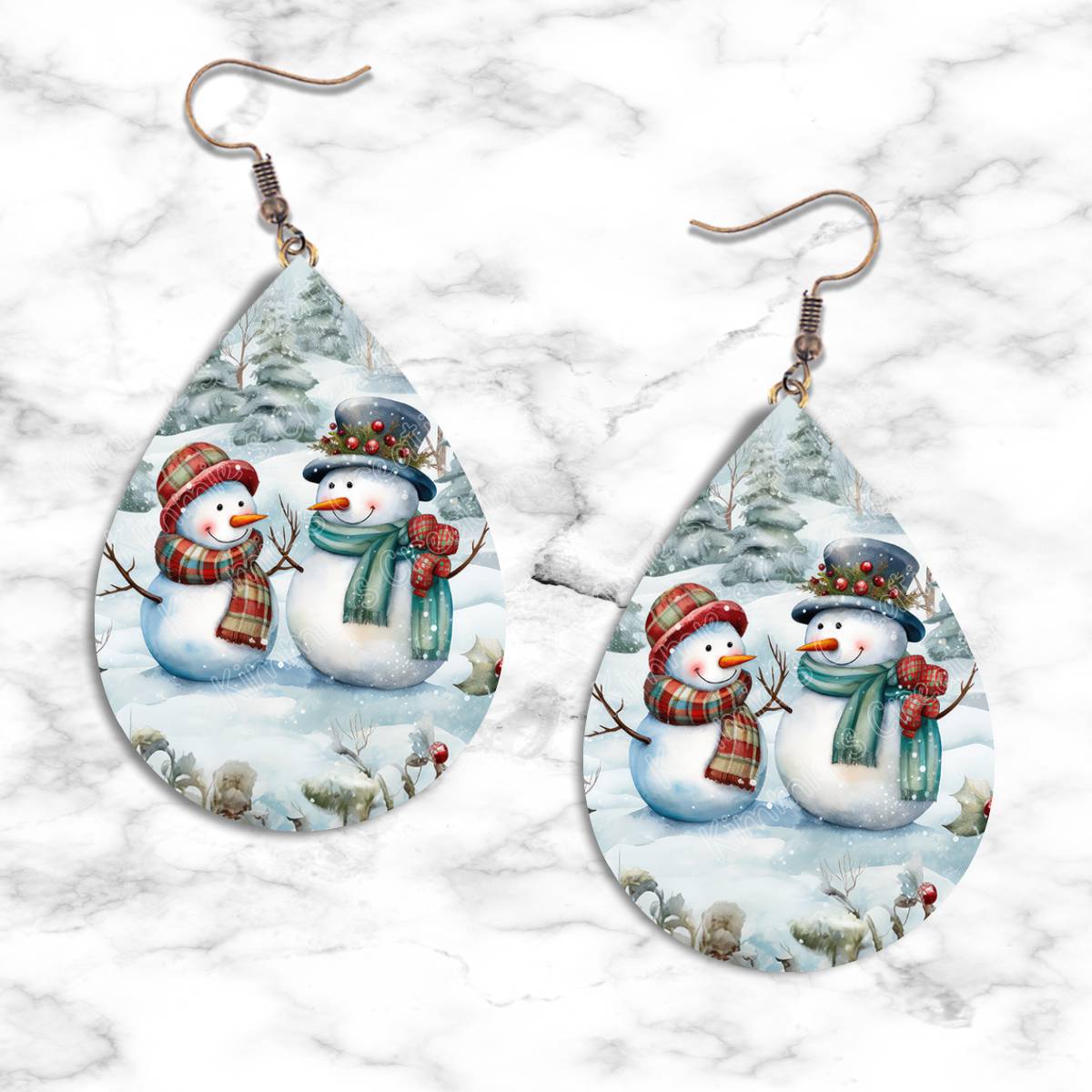 Snowman Teardrop Earring Collection