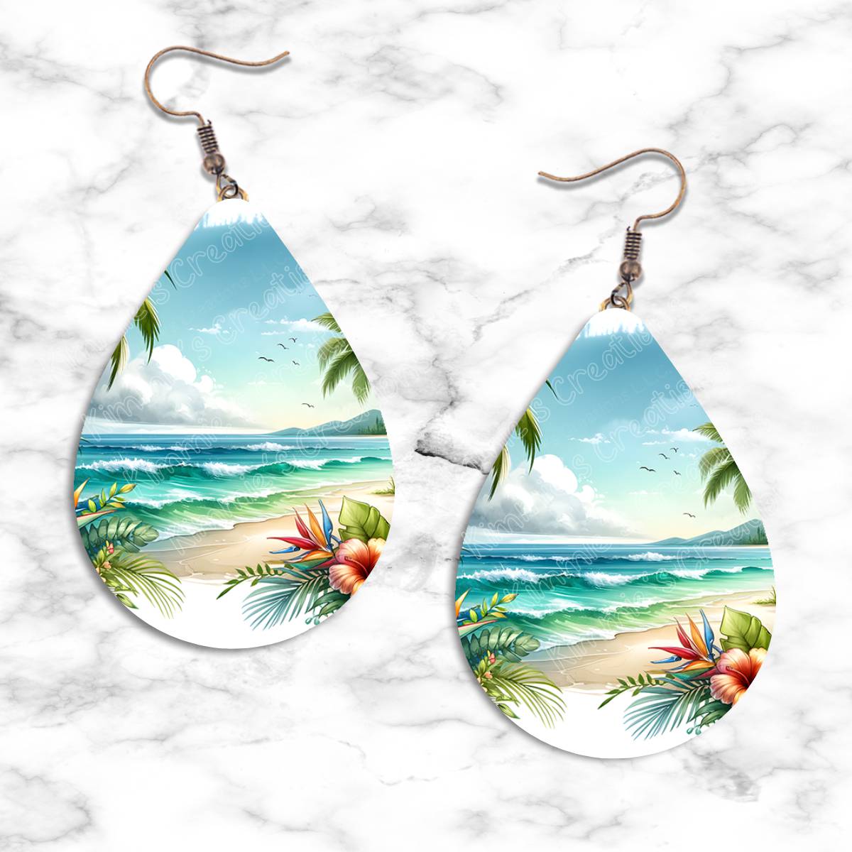 Tropics and Beaches Teardrop Earring Collection