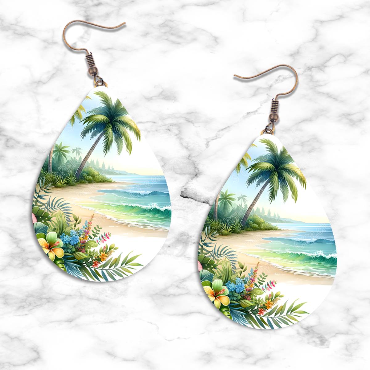 Tropics and Beaches Teardrop Earring Collection