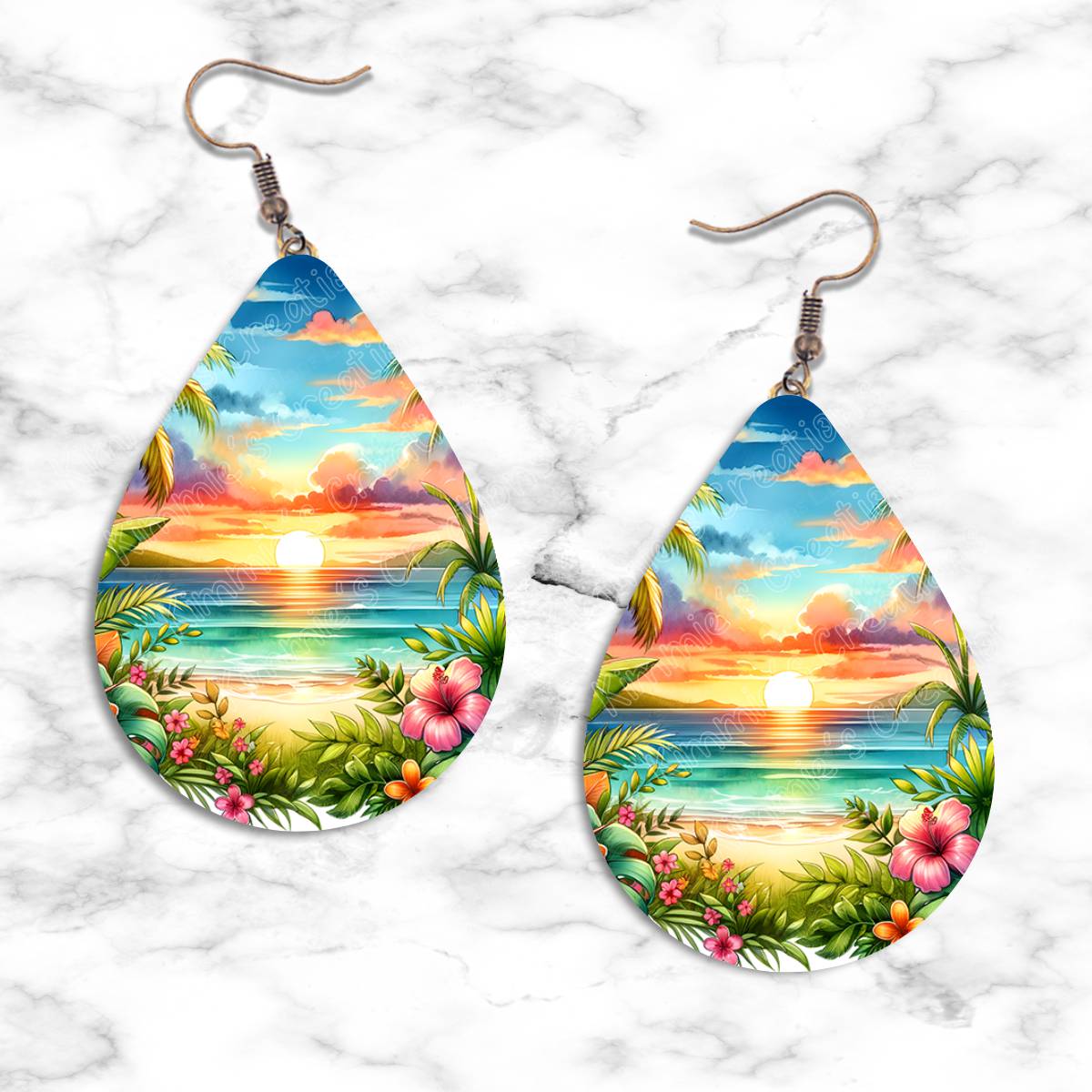 Tropics and Beaches Teardrop Earring Collection