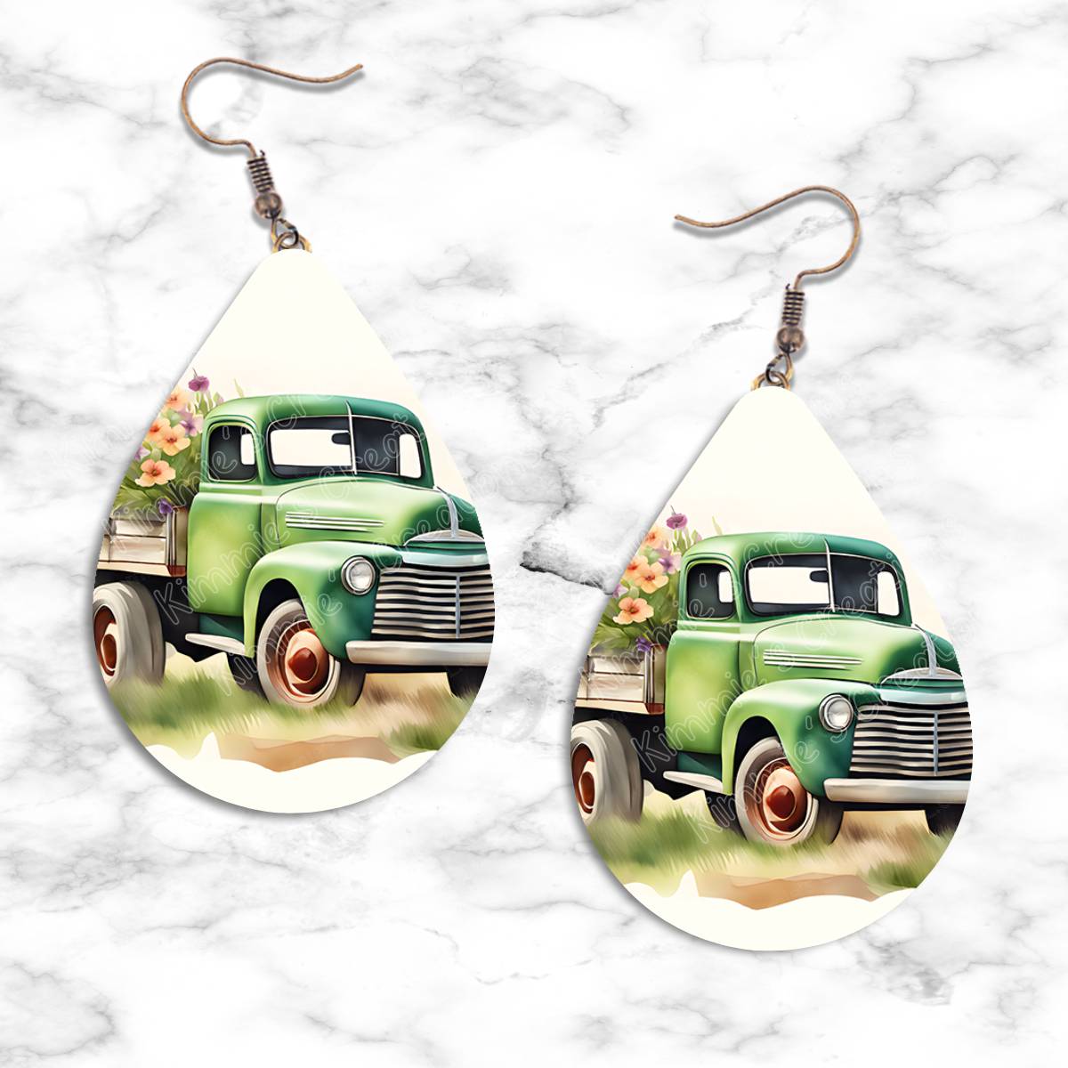 Vintage Truck Teardrop Earring Collection