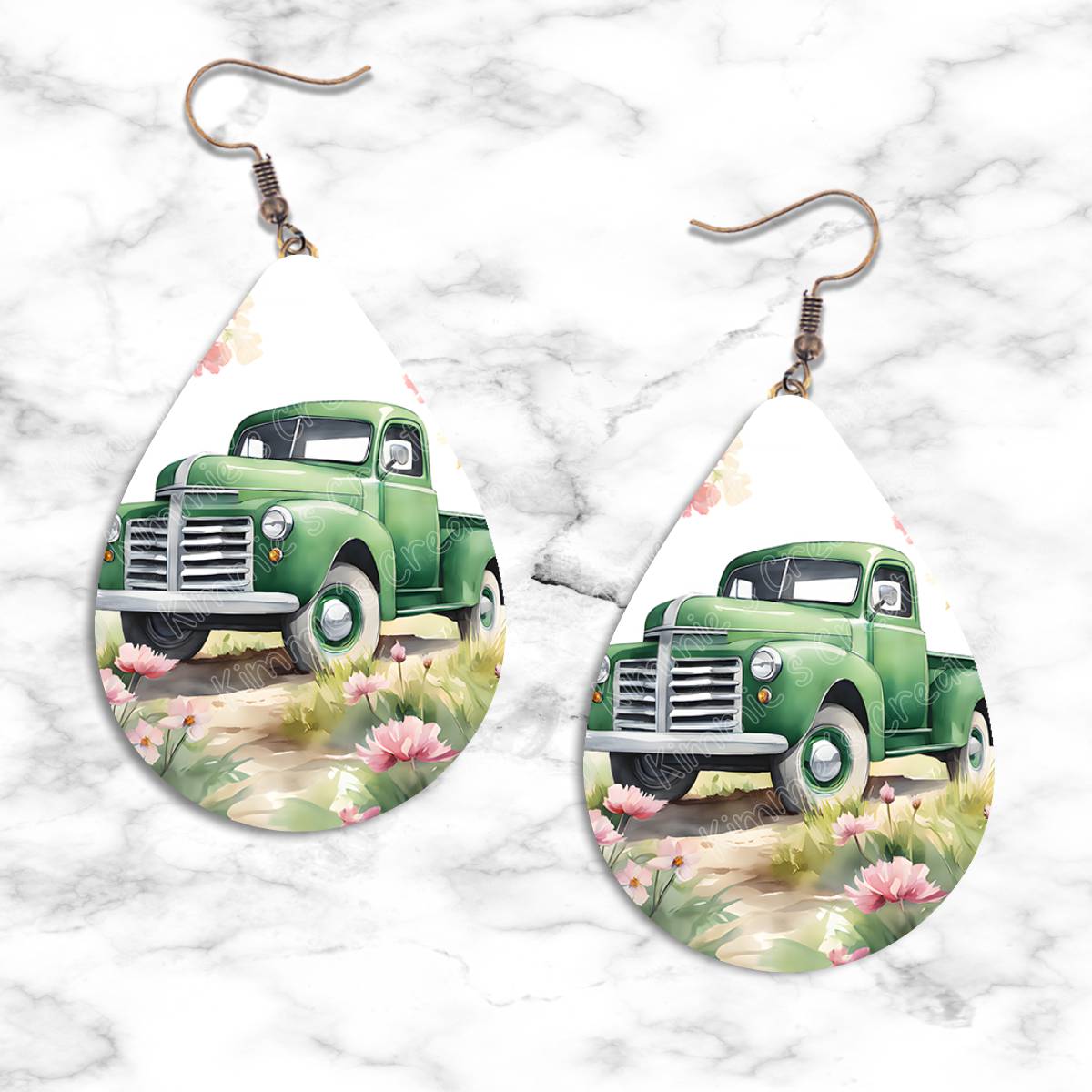 Vintage Truck Teardrop Earring Collection