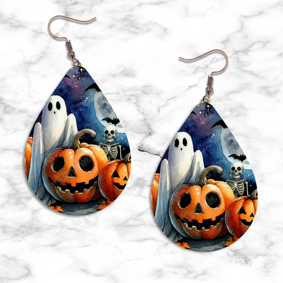 Halloween Ghost Teardrop Earring Collection
