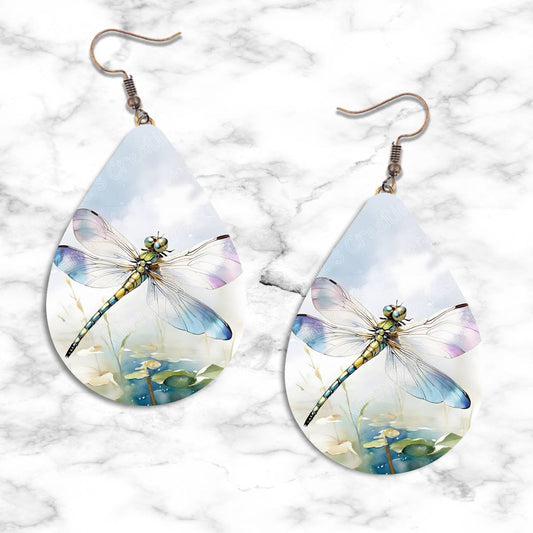 Dragonfly Teardrop Earring Collection - 02 - jewelry