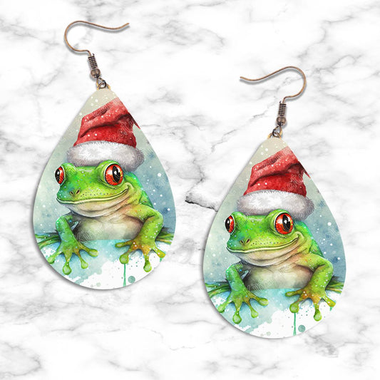 Christmas Frog Earring Collection - 02 - jewelry