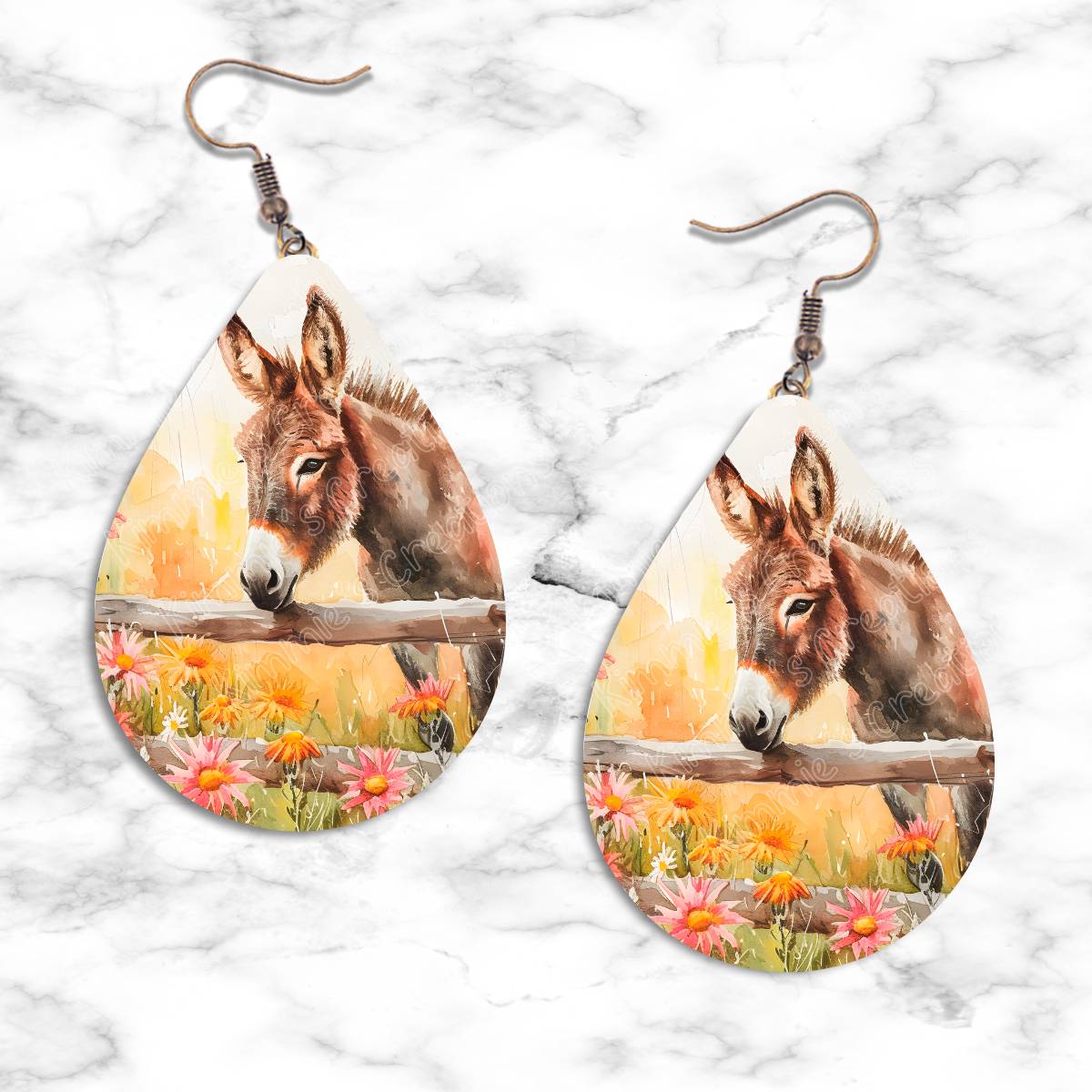 Donkey Teardrop Earring Collection - 04 - jewelry