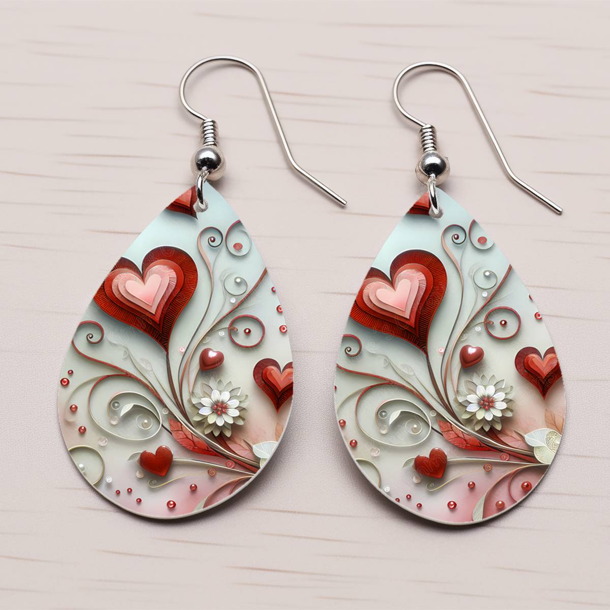 Valentine's Teardrop Earring Collection