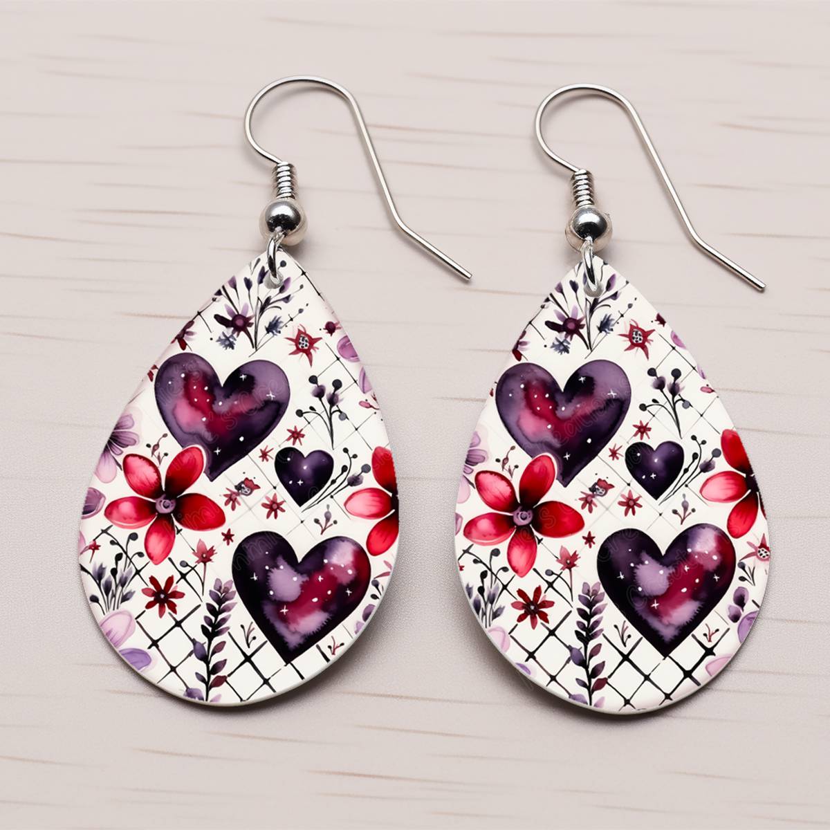 Valentine's Teardrop Earring Collection