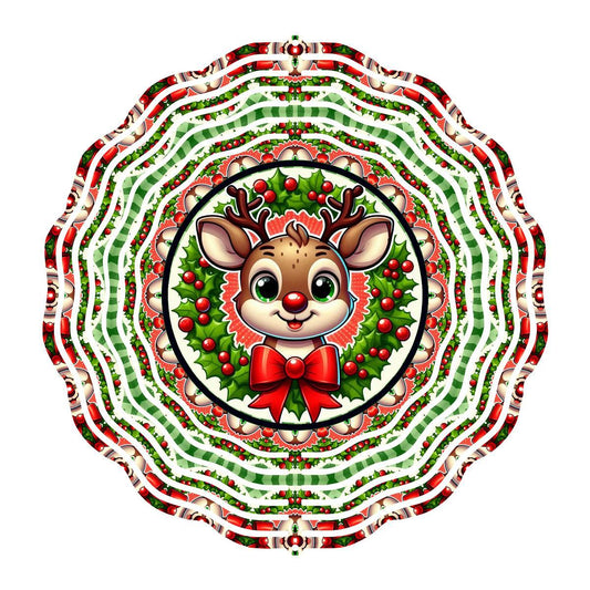 Rudolph the Reindeer wind spinner