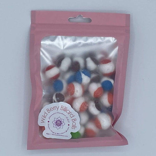 Wild Berry Billiard Balls - 1 oz - freeze-dried candy