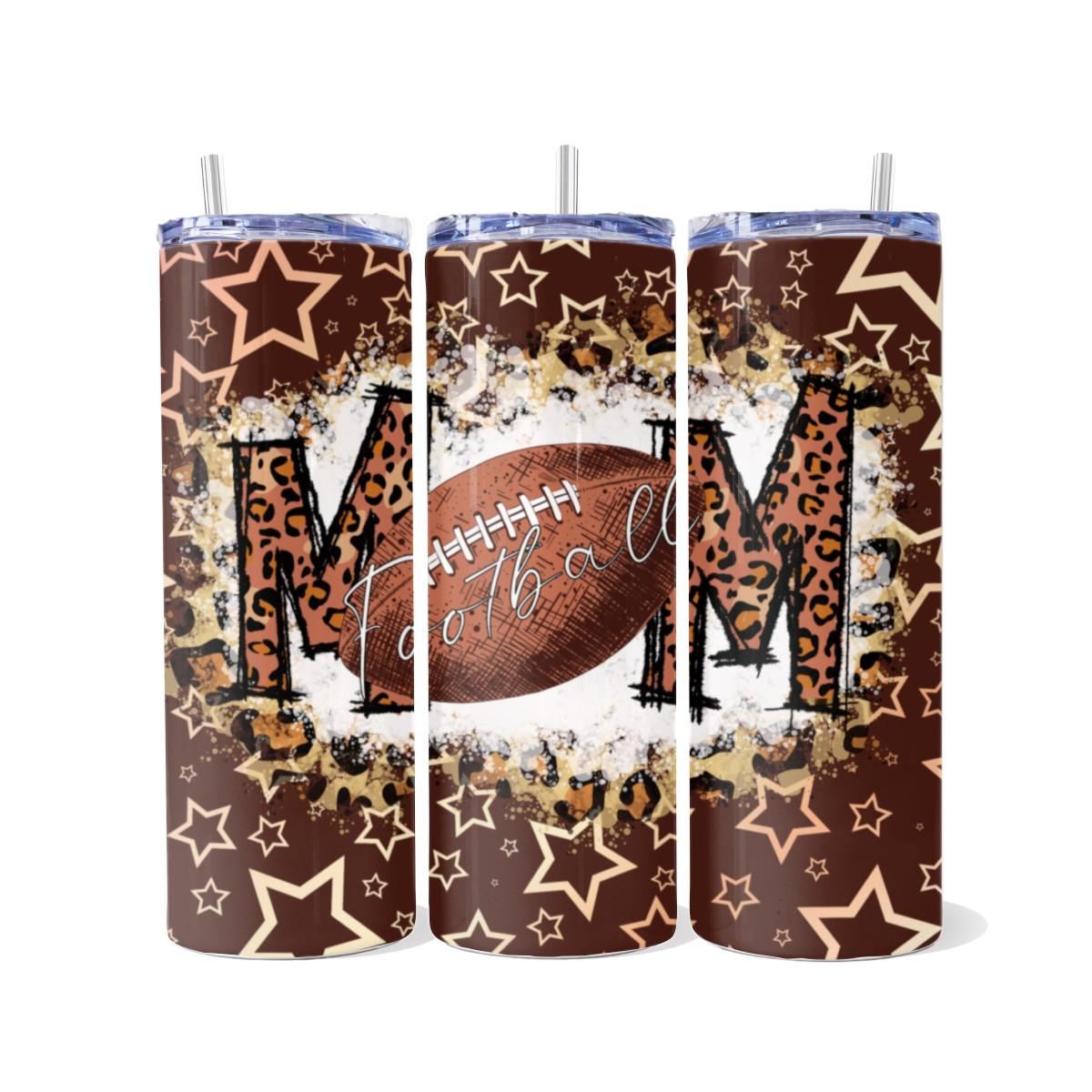 Touchdown of Love: Celebrating Mom's Support On and Off the Field - a Skinny Tumbler - Kimmie's Creations L.L.C.