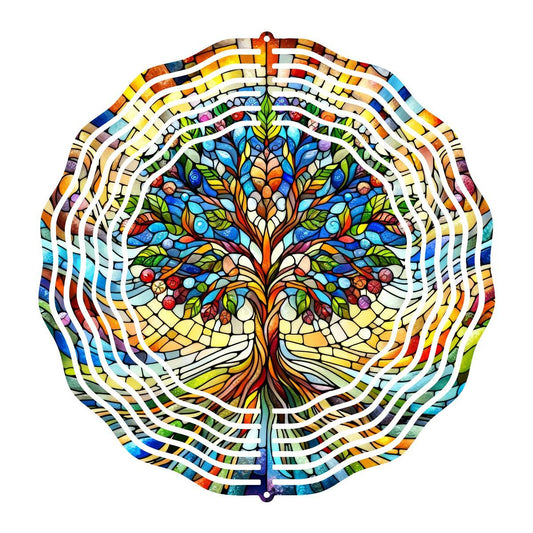 Tree of Life with 4 design choices - a Wind Spinner - wind spinner