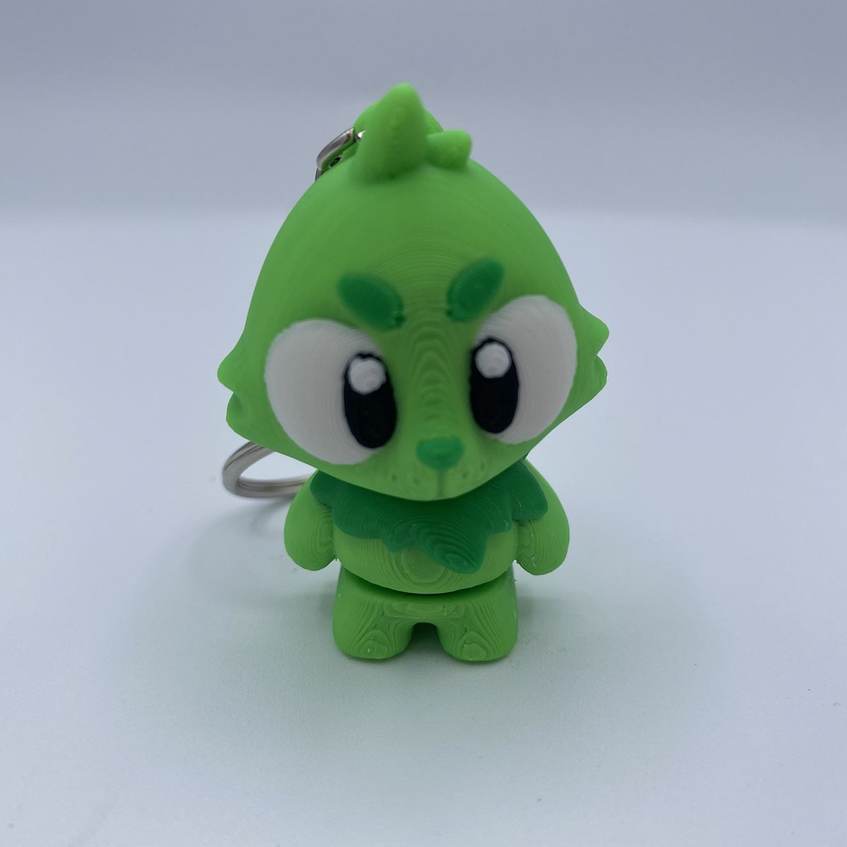 Grinch mini flexi Keychain and Zipper Pull