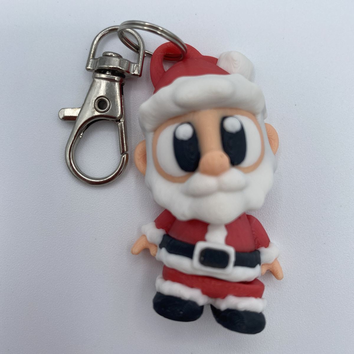 Santa Keychain and Zipper Pull articulated