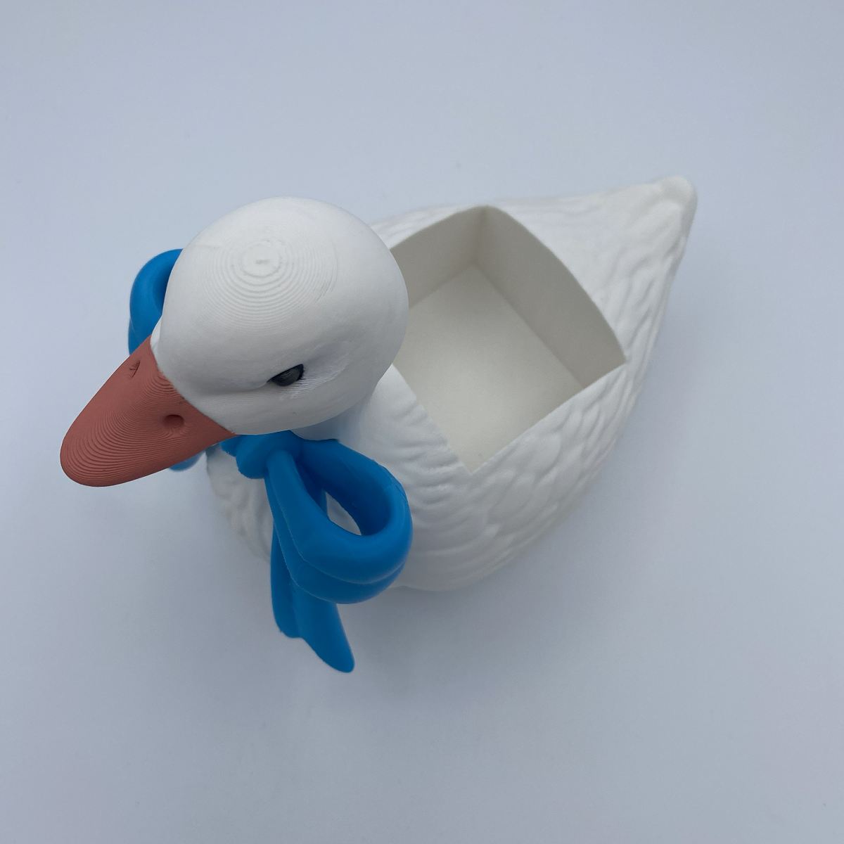 Vintage goose square bottle soap holder 3D printed farmhouse decor with soap dispenser