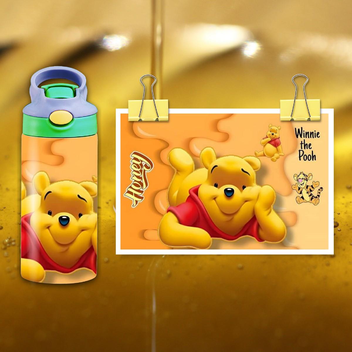 Winnie the Pooh Magical 12 oz Flip Top Water Bottle Transforms Childhood! - Kimmie's Creations L.L.C.