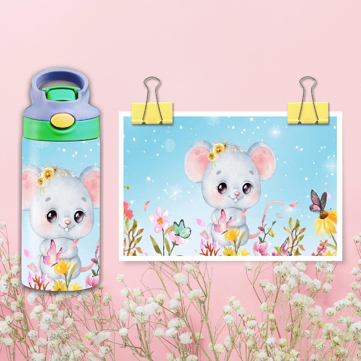 Whimsical Water Wonder: Mouse-tastic Magic! - a 12 oz Flip Top - Kimmie's Creations L.L.C.