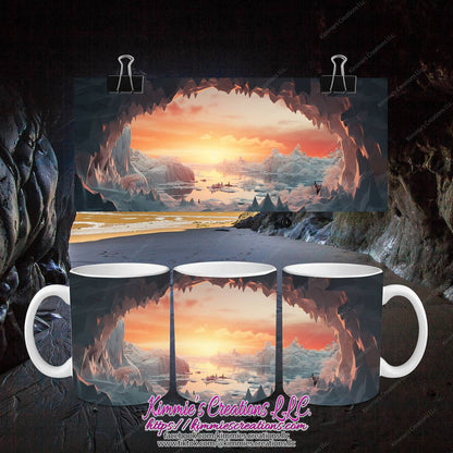 3D Cave View Mugs - 01 / 11 oz - mug