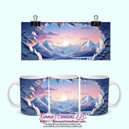 3D Cave View Mugs - mug