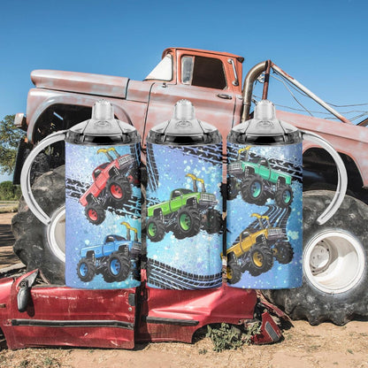 Revolutionize Toddler Hydration with Monster-Truck Magic! - sippy cup