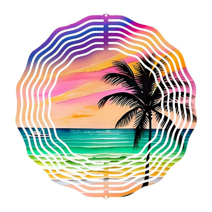 Tropical Beach Escape - a Wind Spinner with 10 design choices - wind spinner