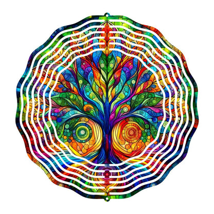 Tree of Life with 4 design choices - a Wind Spinner - wind spinner