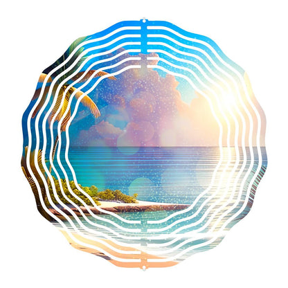 Tropical Beach Escape - a Wind Spinner with 10 design choices - wind spinner