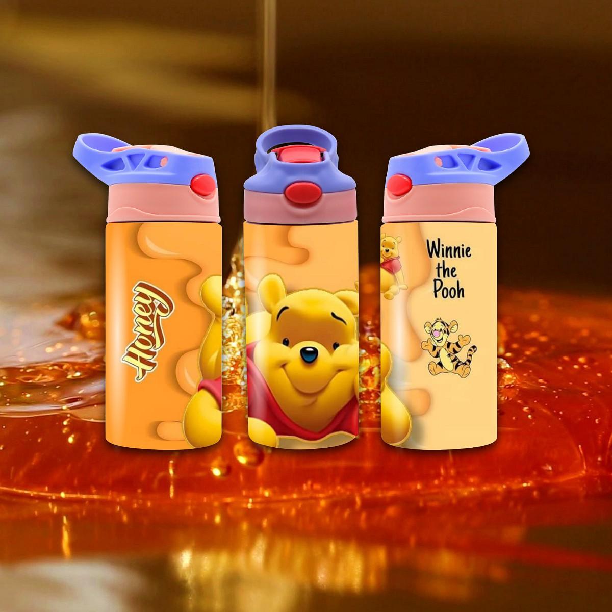 Winnie the Pooh Magical 12 oz Flip Top Water Bottle Transforms Childhood! - Kimmie's Creations L.L.C.