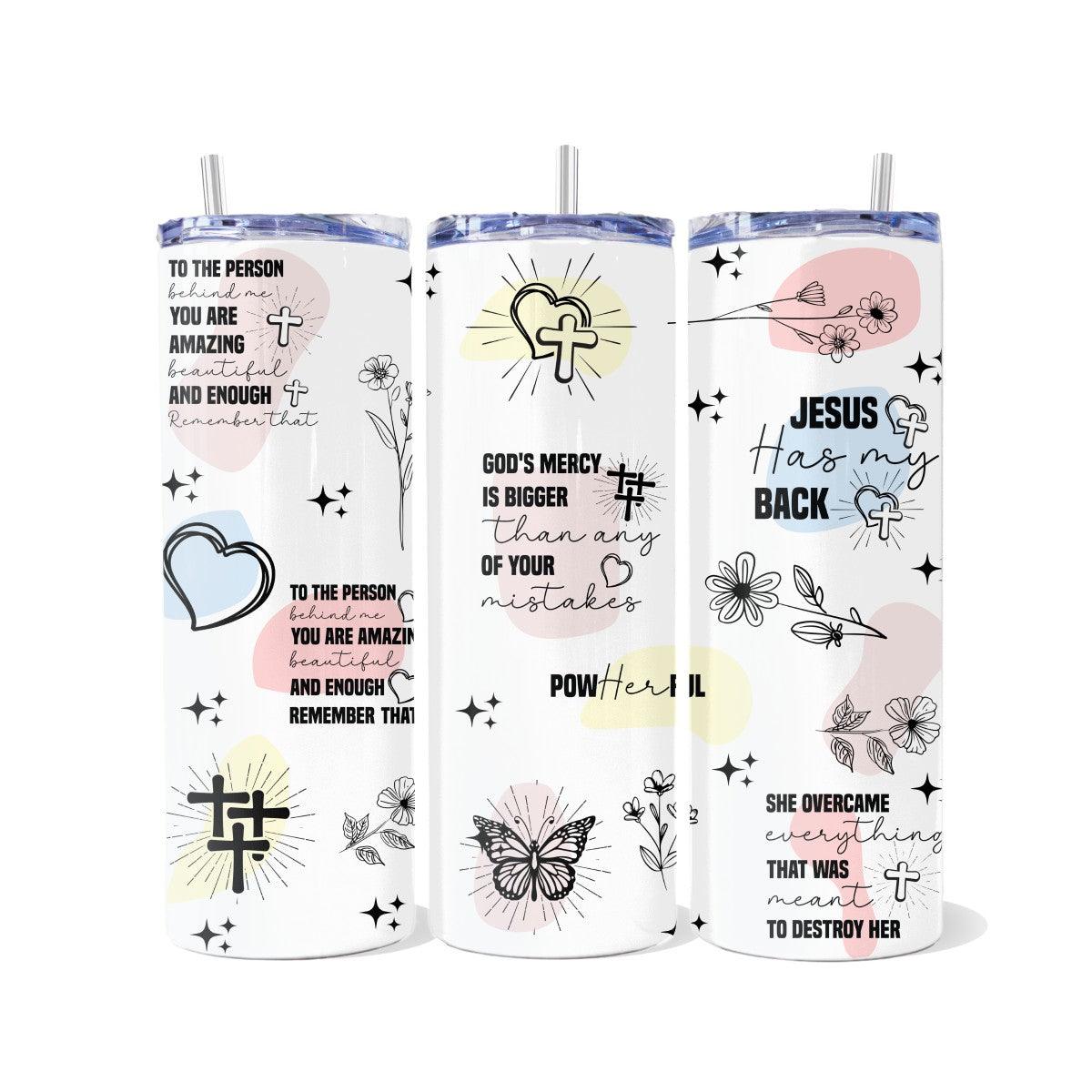 Faith-Filled Tumblers: Memes & Blessings with 9 variations - Kimmie's Creations L.L.C.