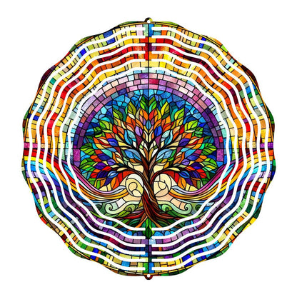 Tree of Life with 4 design choices - a Wind Spinner - wind spinner