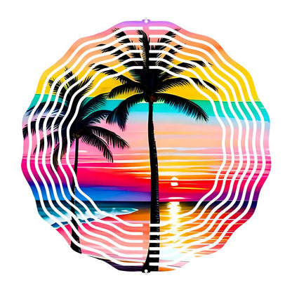 Tropical Beach Escape - a Wind Spinner with 10 design choices - wind spinner