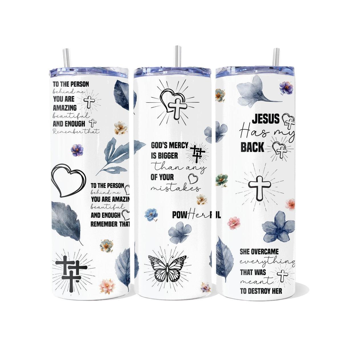 Faith-Filled Tumblers: Memes & Blessings with 9 variations - Kimmie's Creations L.L.C.