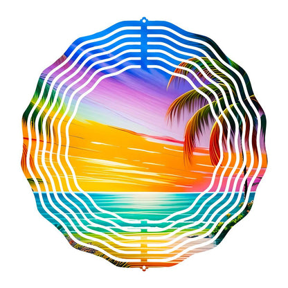 Tropical Beach Escape - a Wind Spinner with 10 design choices - wind spinner