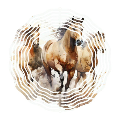 Wild Horses Galloping - a Wind Spinner - wind spinner