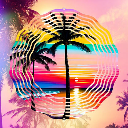 Tropical Beach Escape - a Wind Spinner with 10 design choices - 08 - wind spinner