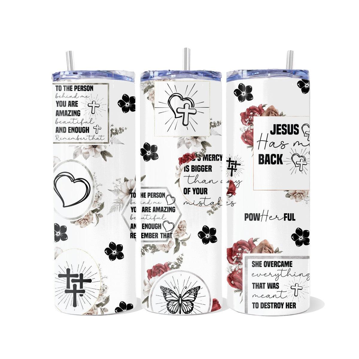 Faith-Filled Tumblers: Memes & Blessings with 9 variations - Kimmie's Creations L.L.C.