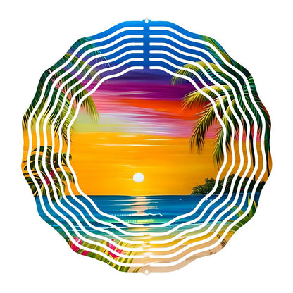 Tropical Beach Escape - a Wind Spinner with 10 design choices - wind spinner