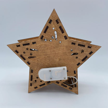 USA Themed Star shape led Lanterns