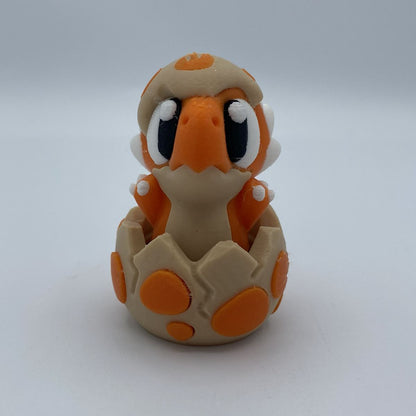 Baby dino clicker fidget 3D printed sensory toy