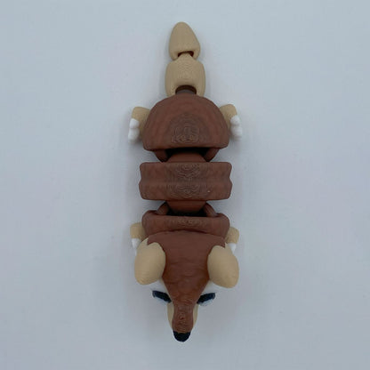 Armadillo articulated 3d print