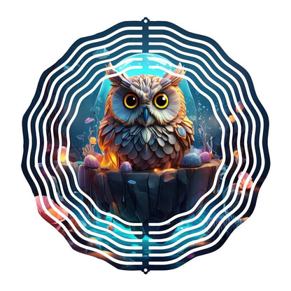 Enchant Your Garden with Moonlit Owl Wind Spinner 8 different design choices - wind spinner