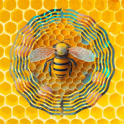 Buzzworthy Honeybee Spinner Steals Attention! - wind spinner