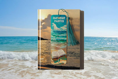 Beach artistry bookmarks with 4 design choices - 01 - bookmark