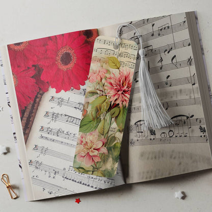 Music Oriented bookmarks with 10 design choices - 01 - bookmark