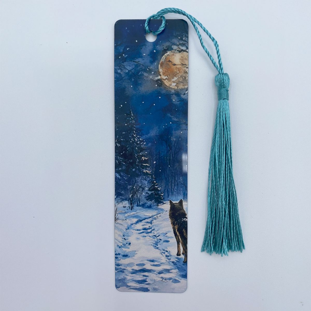 Night Wolves bookmarks with 4 design choices