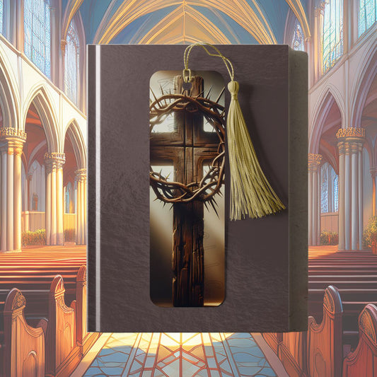 Cross Thorny Crown bookmark