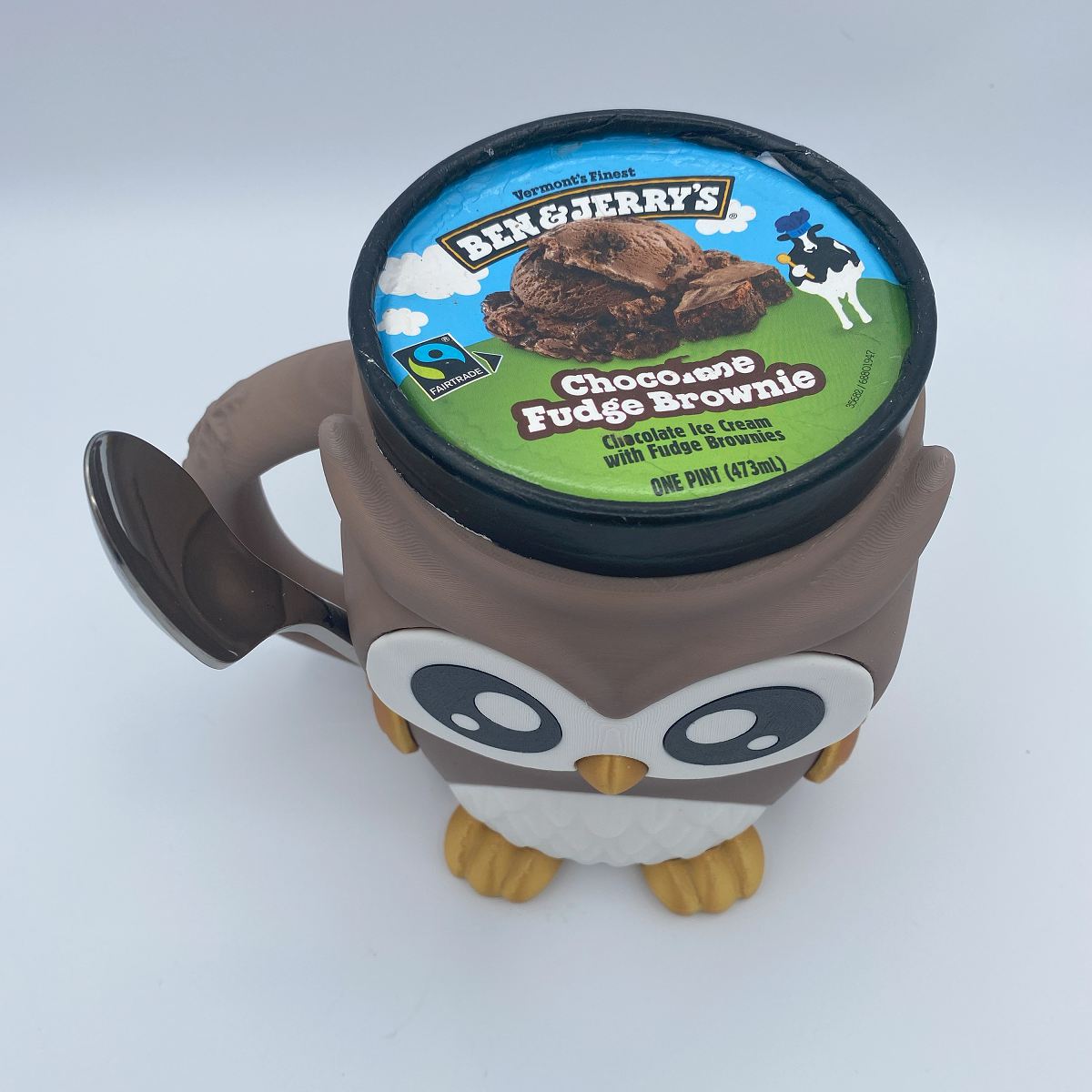 Barney the Barn Owl Ice Cream Holder
