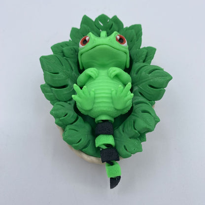 Lizard Clicker Fidgets - 3D Printed Sensory Toy