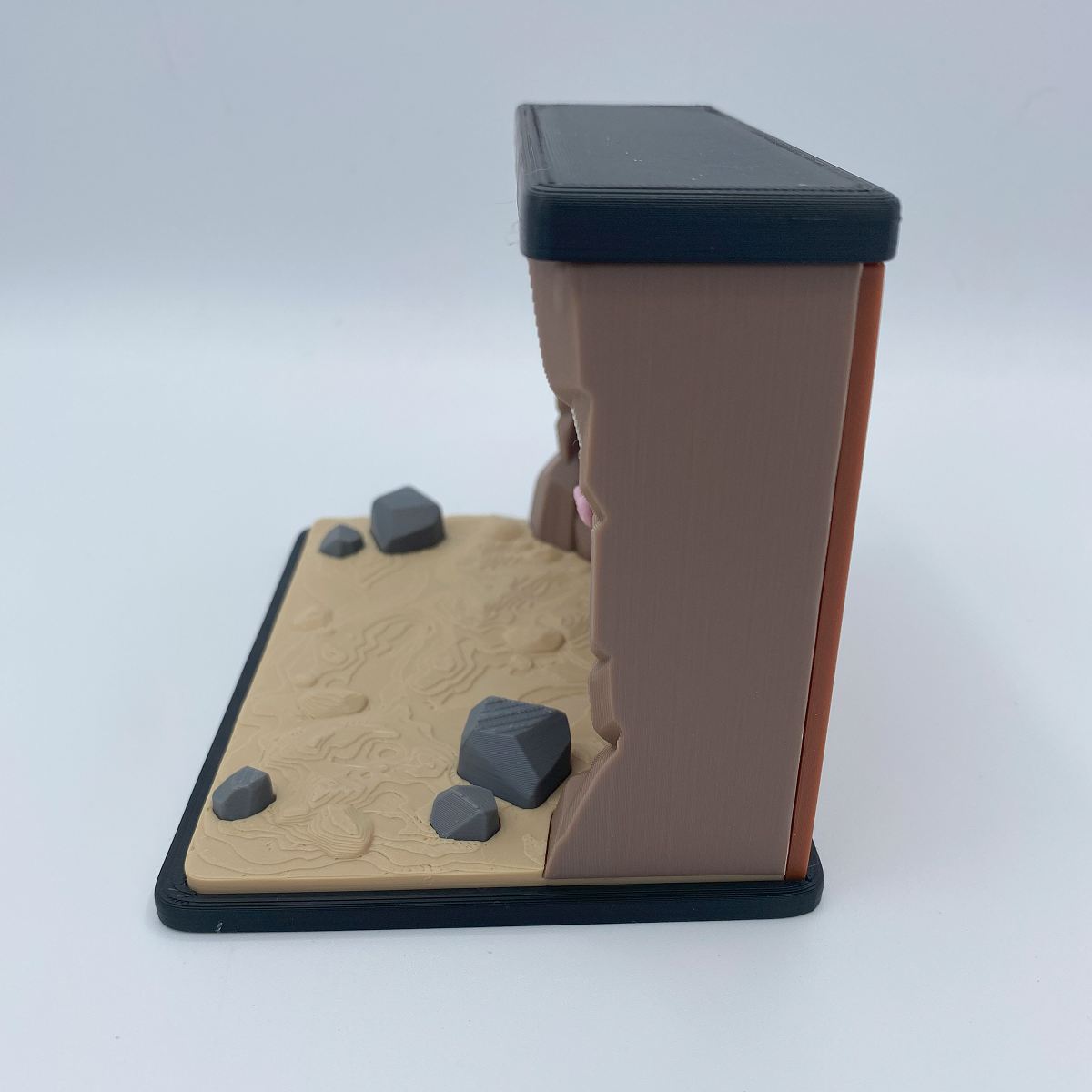 Bat Cave with Bats 3d printed diorama