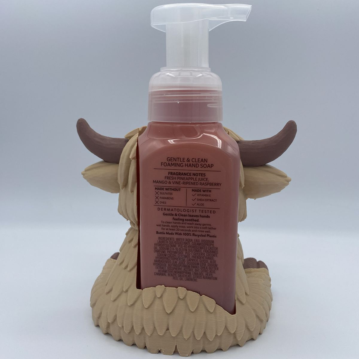 Bed Bath & Moo BBW Soap Holder - Funny Cow Soap Dispenser Holder